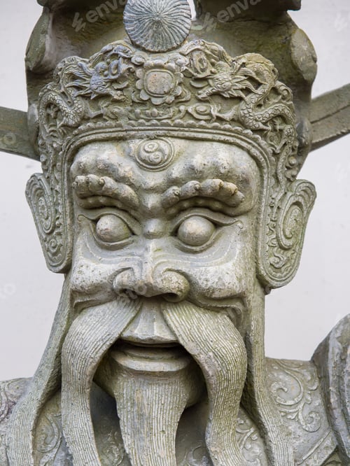 Preview: Chinese stone statue in Wat Pho, Bangkok