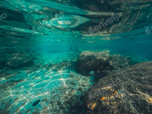 Preview: Underwater at the beach on the island