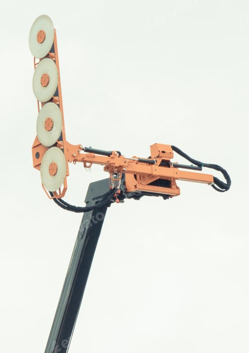 Preview: Agricultural circular saw machine. Hydraulic or pneumatic machine