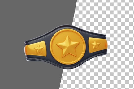 Preview: Champion Belt 3D Icon