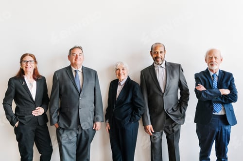 Preview: Diverse business people mockup