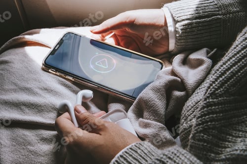 Preview: Blank phone screen mockup