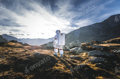 Preview: Astronaut exploring a new planet.