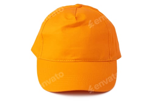 Preview: Yellow Baseball cap isolated on white background