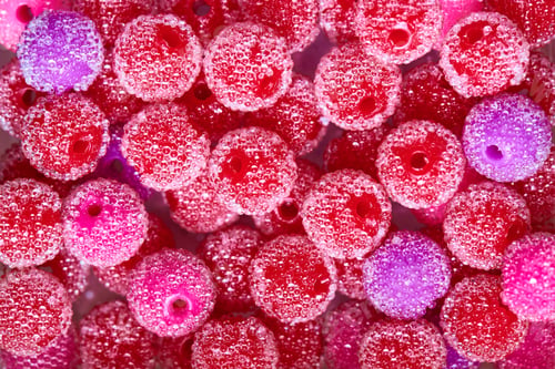Preview: Pink and purple beads