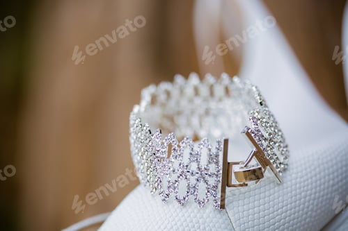 Preview: Bangles Bracelets Ornaments Silver Bridal Brides Accessories