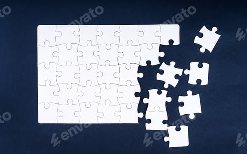 Preview: Unfinished jigsaw puzzle