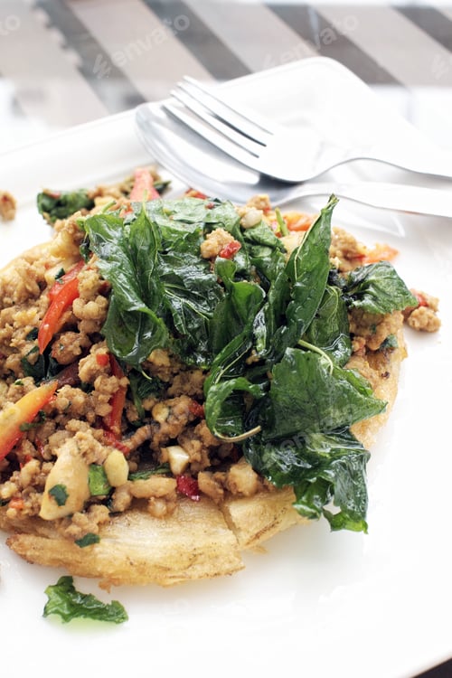 Preview: Fried Pork With Basil