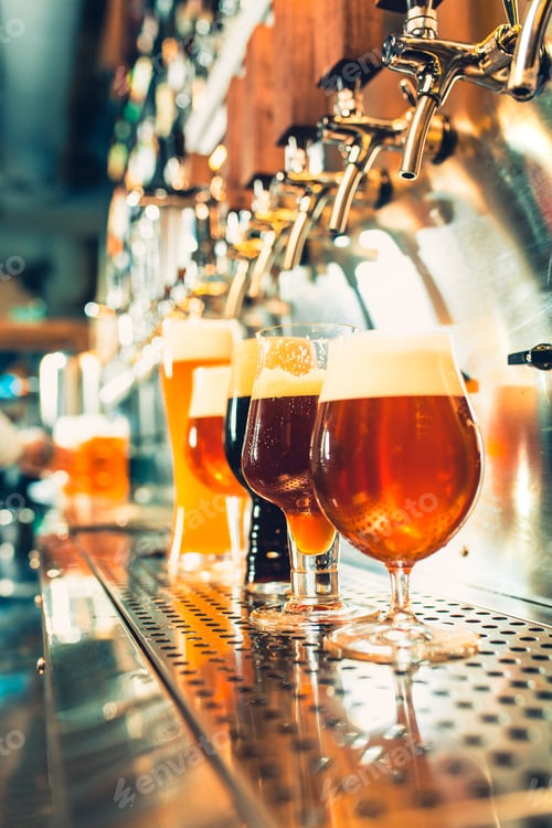 Preview: Beer taps in a pub