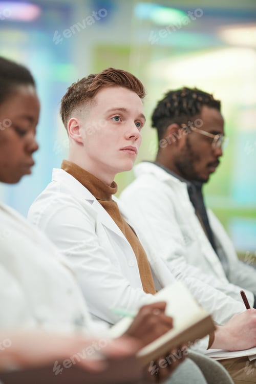 Preview: Male Medical Student in Lecture