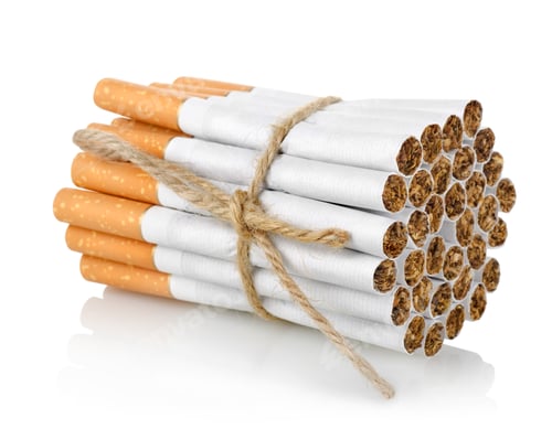 Preview: Bunch of cigarettes isolated