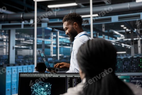 Vista previa: El administrador del sistema del centro de datos utiliza tecnología de visualización de IA para supervisar las tareas