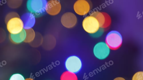 Preview: Beautiful and colorful bokeh lights as a background