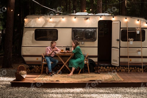 Preview: Morning in trailer camp