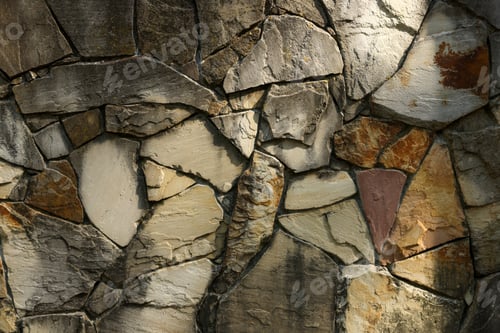 Preview: Texture of dark stone wall as background