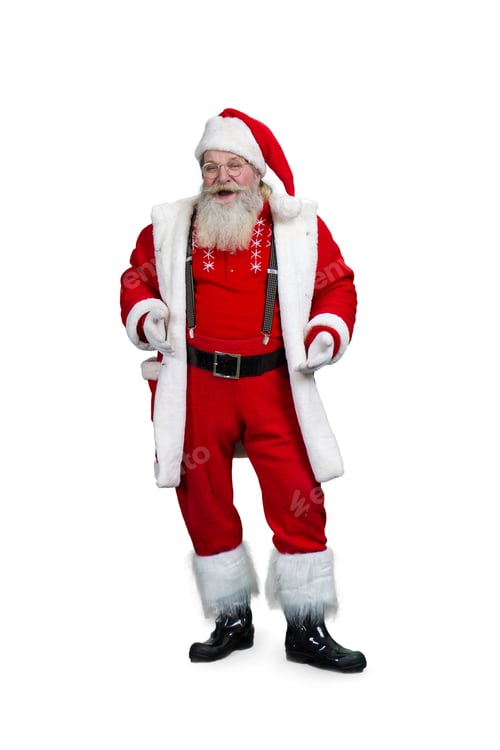 Preview: Authentic Santa Claus, studio shot.