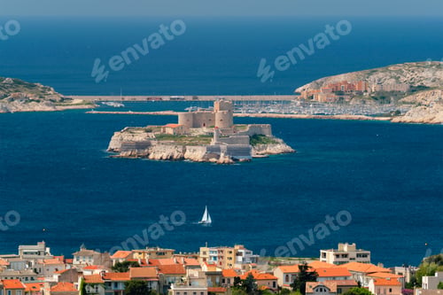 Preview: View of Marseille town. Marseille, France