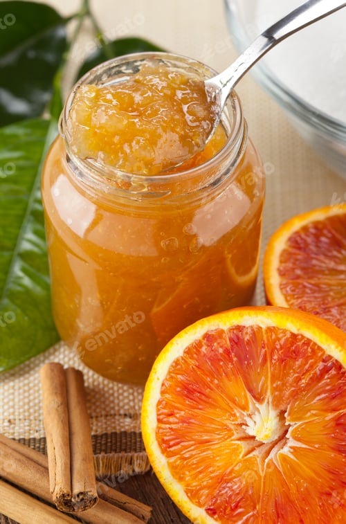 Preview: Orange homemade jam