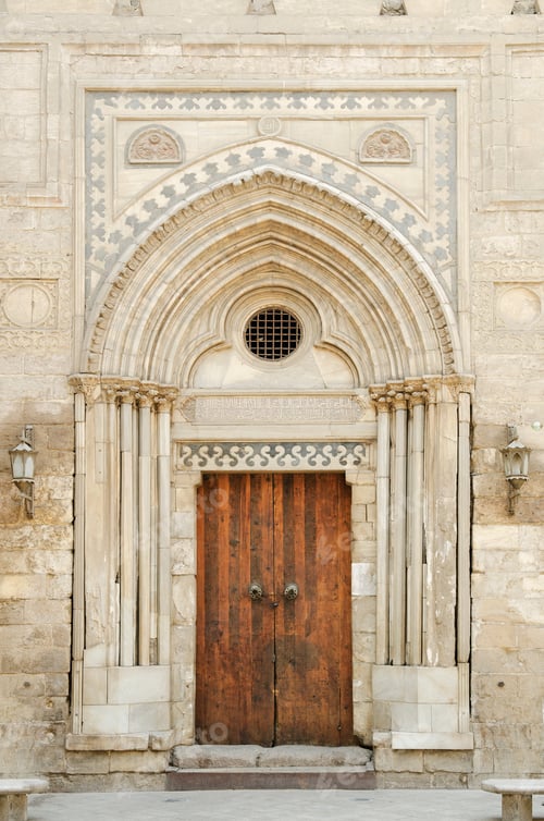 Preview: mosque door in cairo egypt
