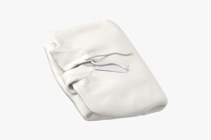 Preview: Folded Female Hoodie With Drawstrings and Tag
