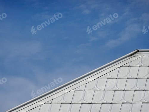 Preview: Patterned Tin Roof and Sky