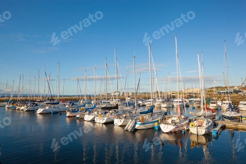 Preview: view of a marina in Trondheim