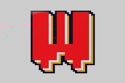 Preview: Pixelated 'w' logo