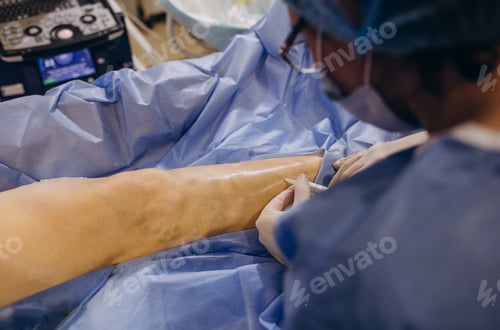 Preview: Doctor Performing Injection on a Patient's Leg