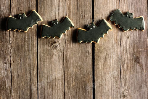 Preview: Halloween homemade gingerbread cookies