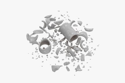 Preview: Broken Concrete Drainage Pipes Pile