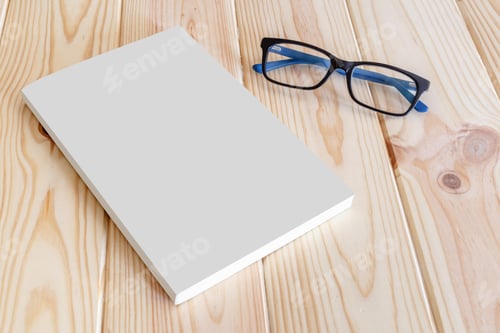Preview: book, mockup, cover, textbook, realistic