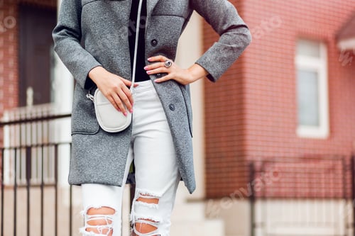 Preview: Fashion details of stylish woman.