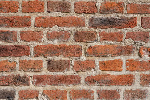 Preview: Old red brick wall