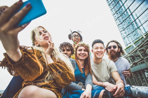 Preview: Friends meeting outdoors