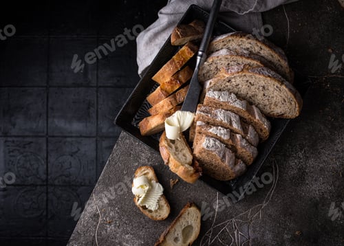 Preview: Fresh homemade bread with a crispy crust