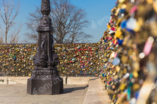 Preview: Love Locks, Pont Neuf, Quais de L'Horloge, Ile de la Cite, Paris, France