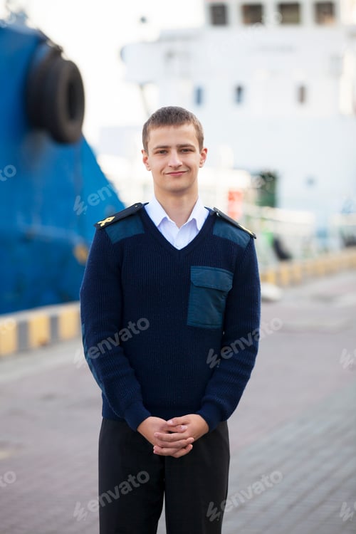 Preview: boatswain near the boat