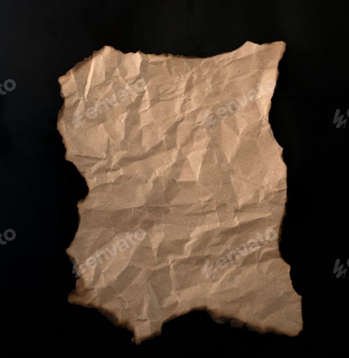 Preview: burnt paper sheet