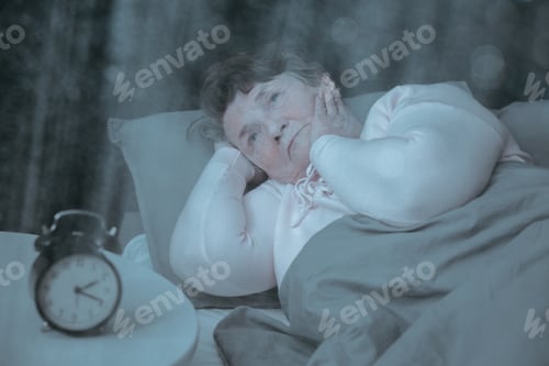 Preview: Older lady trying to sleep