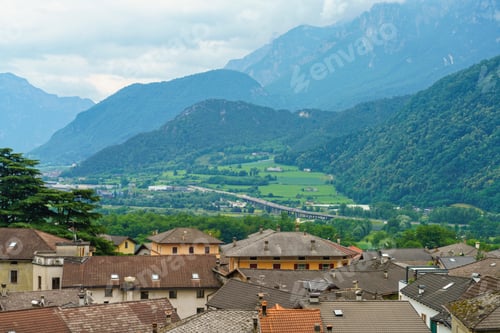Preview: Roncegno, old village in Valsugana, Trentino, Italy