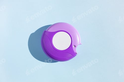 Preview: asthma inhaler medicine. medical treatment