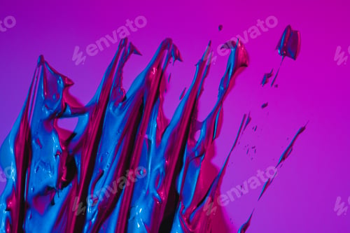 Preview: Puddle of neon paint