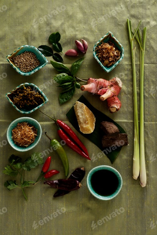Preview: Fresh ingredients for traditionally Thai meal