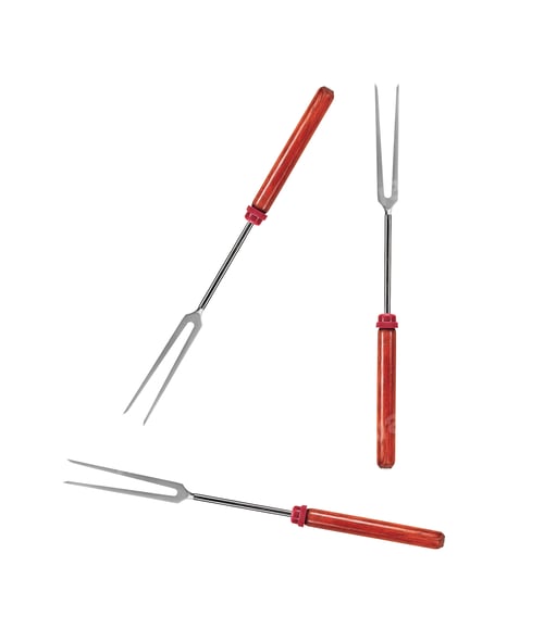 Preview: Large forks with wooden handle