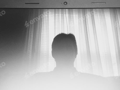Preview: Reflection in laptop screen