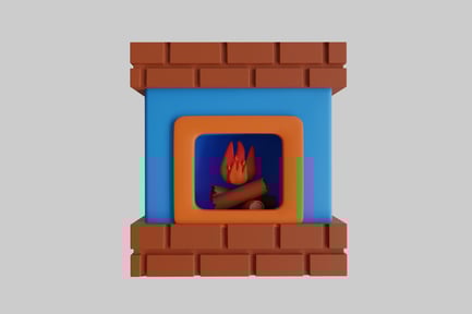 Preview: Cozy winter fireplace