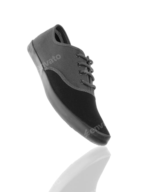 Preview: gray sneaker isolated