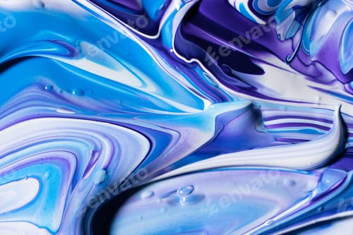 Preview: Smears of violet and blue paint