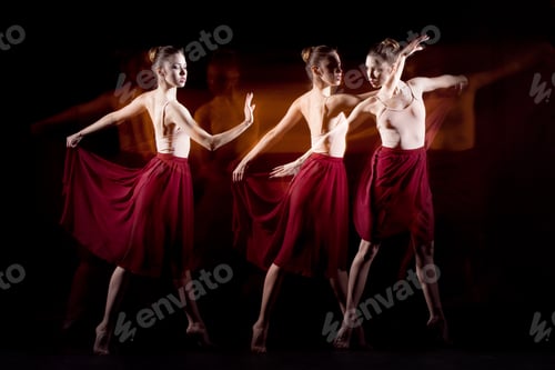 Preview: The sensual and emotional dance of beautiful ballerina