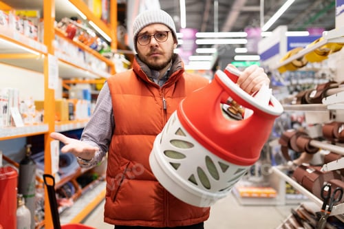 Preview: a man can't sort out a hardware store with a domestic gas bottle
